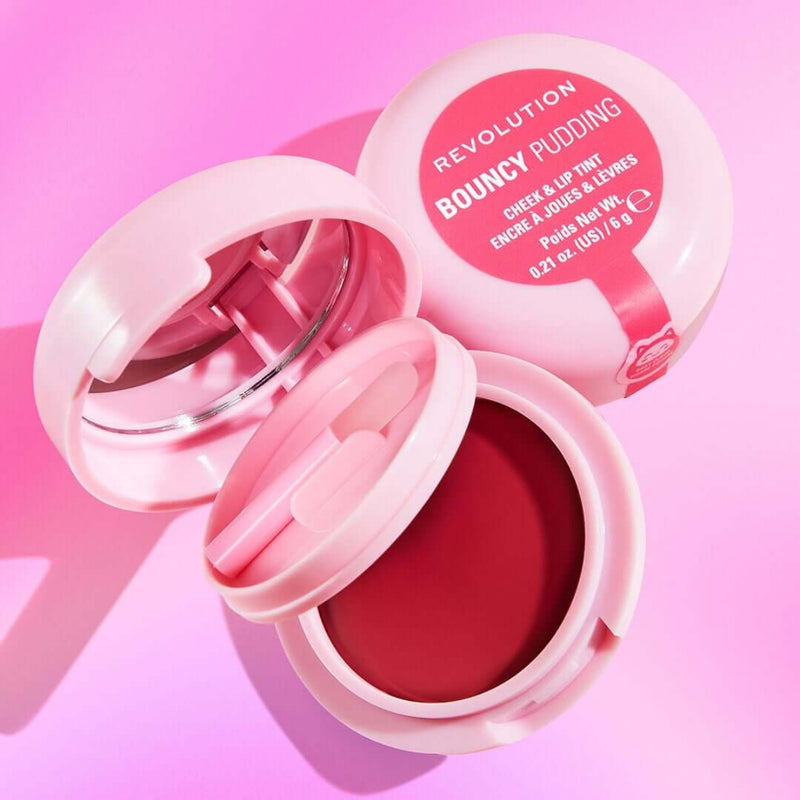 Revolution Makeup Bouncy Pudding Lip & Cheek Blush Drift 6g