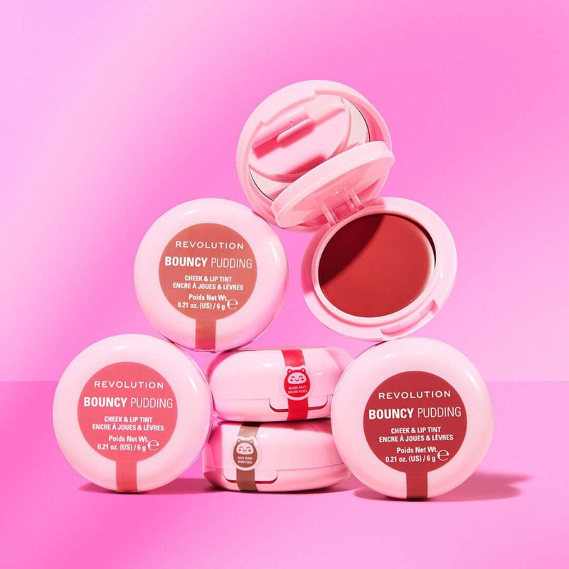 Revolution Makeup Bouncy Pudding Lip & Cheek Rosy Cloud 6g