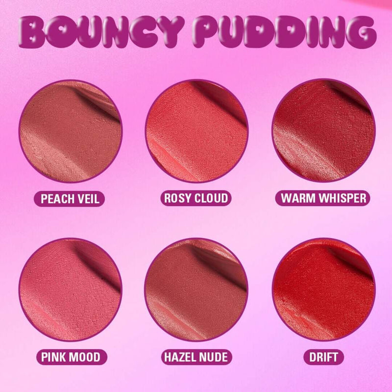 Revolution Makeup Bouncy Pudding Lip & Cheek Peach Veil 6g