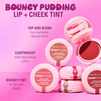 Revolution Makeup Bouncy Pudding Lip & Cheek Rosy Cloud 6g