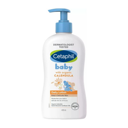 Cetaphil Baby Daily Lotion with Organic Calendula 400ml - Chemist Warehouse UAE