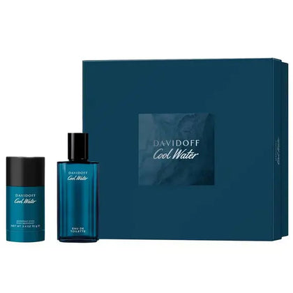 Davidoff Cool Water Eau de Toilette 75ml + Deo Stick 75ml Gift Set