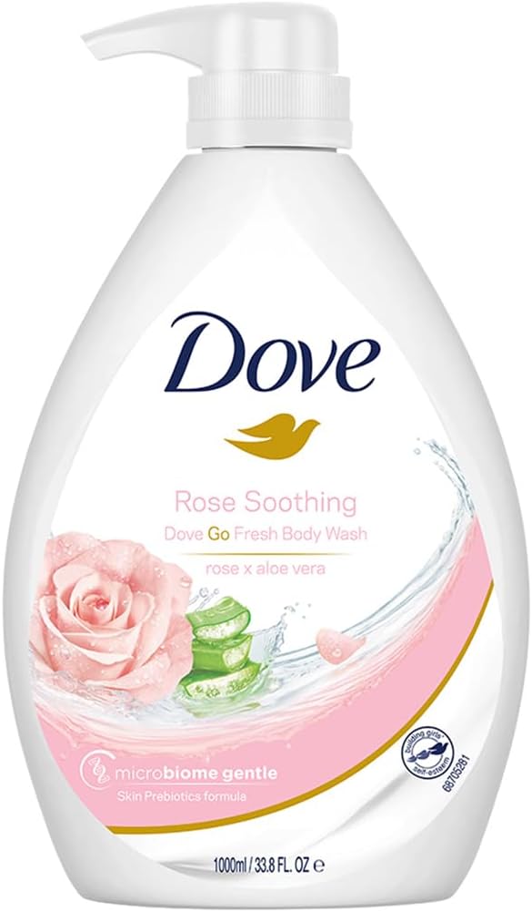 Dove Body Wash Rose Soothing Rose & Aloe Vera 1L