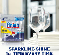 Finish Powerball Quantum All In 1 Lemon Sparkle 21 Dishwasher Tablets