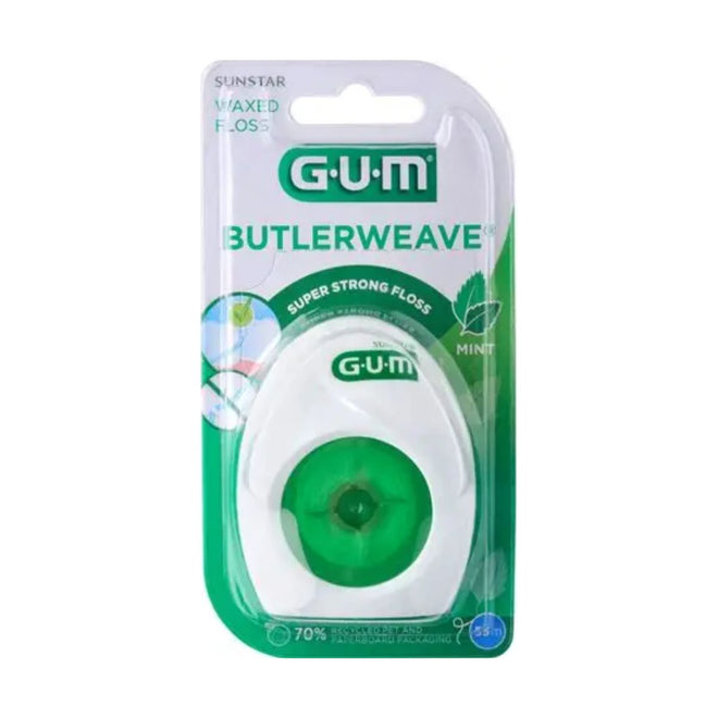Gum Butlerweave Floss Waxed Mint 55mm