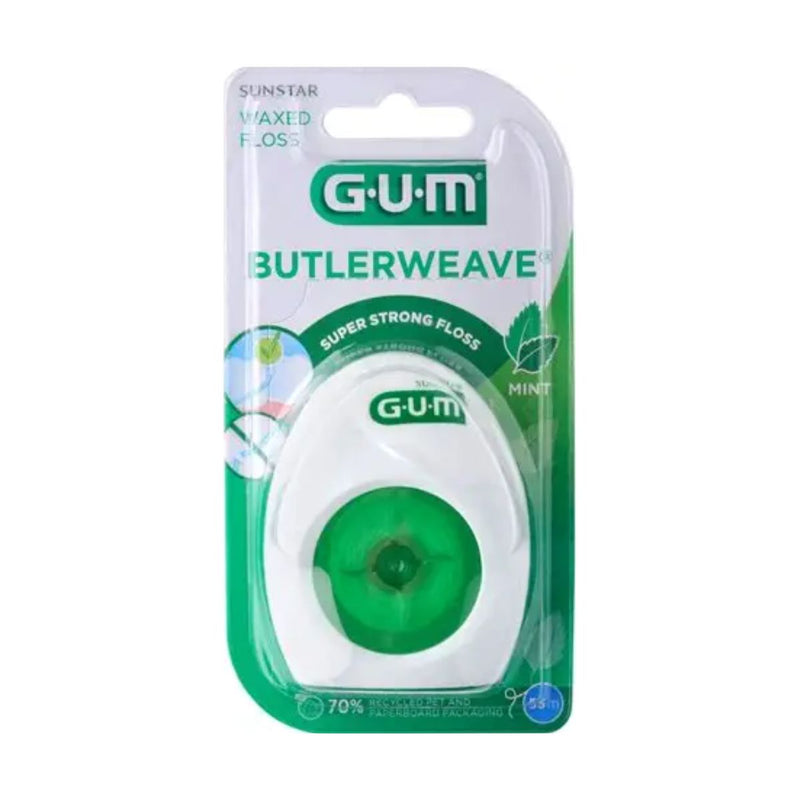 Gum Butlerweave Floss Waxed Mint 55mm