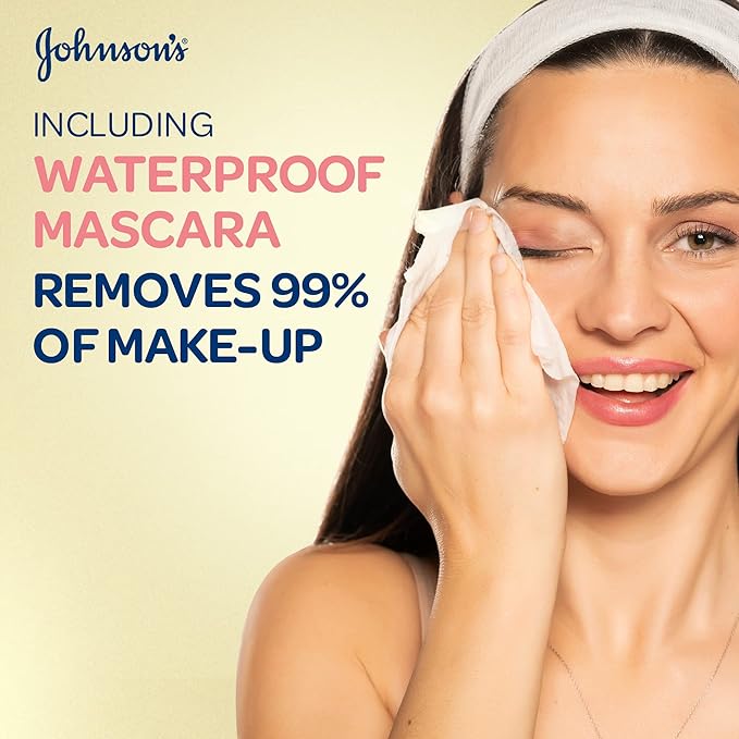 Johnsons Cleansing Face Micellar Wipes Fragrance Free 25 Pieces
