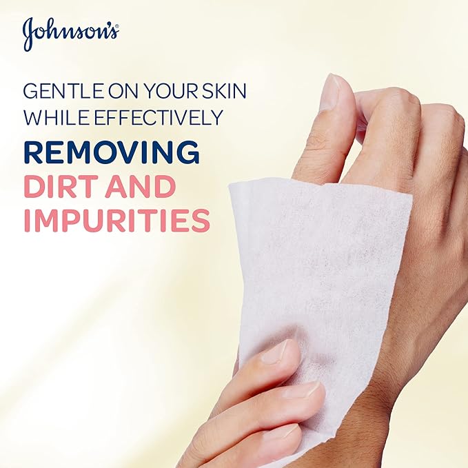 Johnsons Cleansing Face Micellar Wipes Fragrance Free 25 Pieces