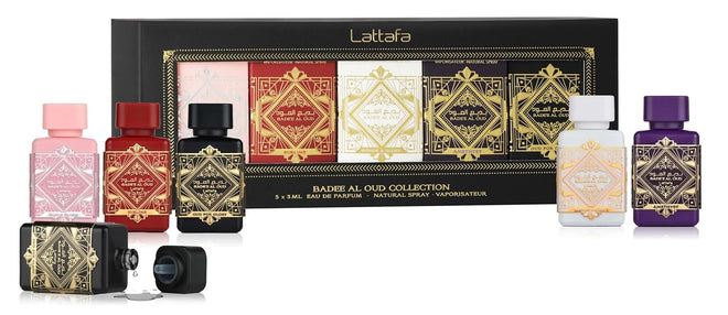 Lattafa Badee Al Oud Collection (U) 5ml x 5 Gift Set