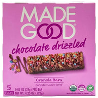Made Good Granola Bars Chocolate Drizzled Birthday Cake 120g 5 Packs