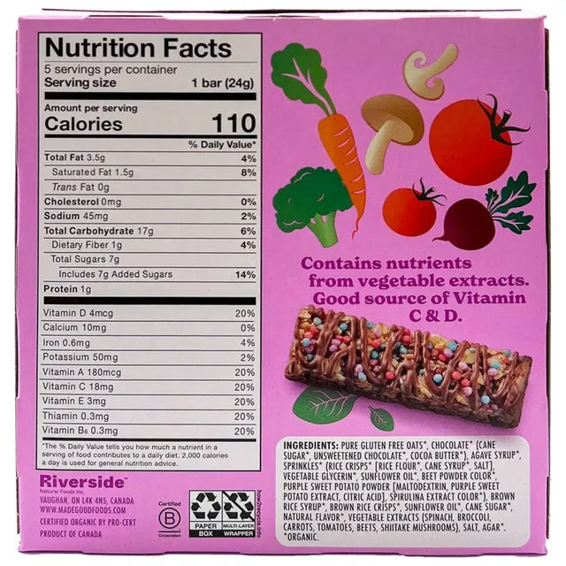 Made Good Granola Bars Chocolate Drizzled Birthday Cake 120g 5 Packs