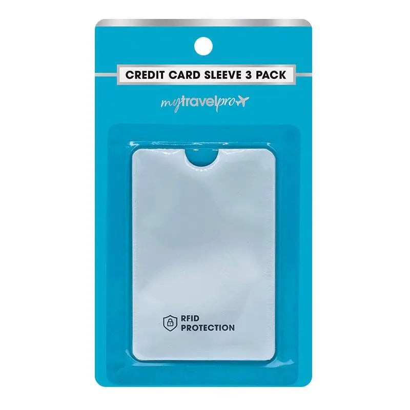 MyTravelPro RFID Credit Card Sleeves 3 Pack