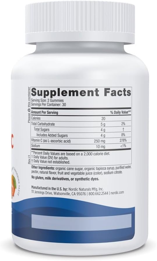 Nordic Naturals Vitamin C 60 Gummies