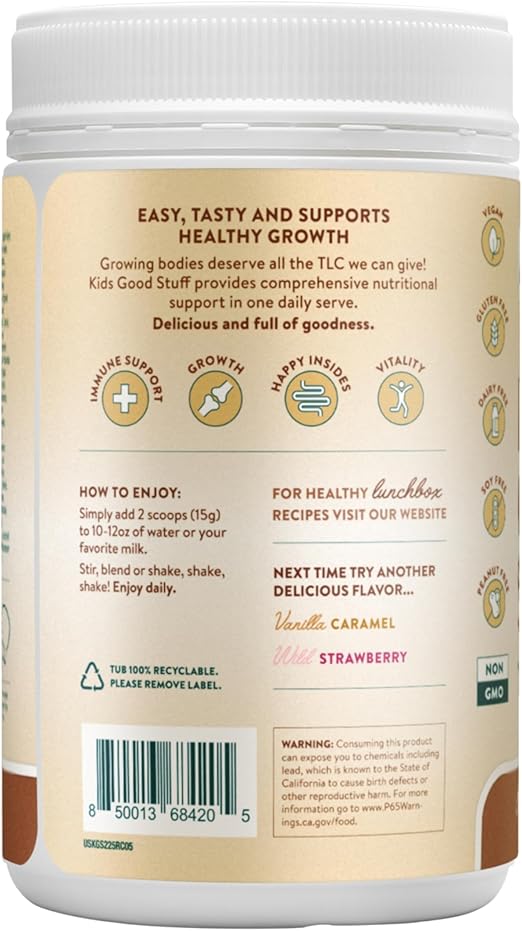 Nuzest Kids Good Stuff Multinutrient Drink Mix Rich Chocolate 225g