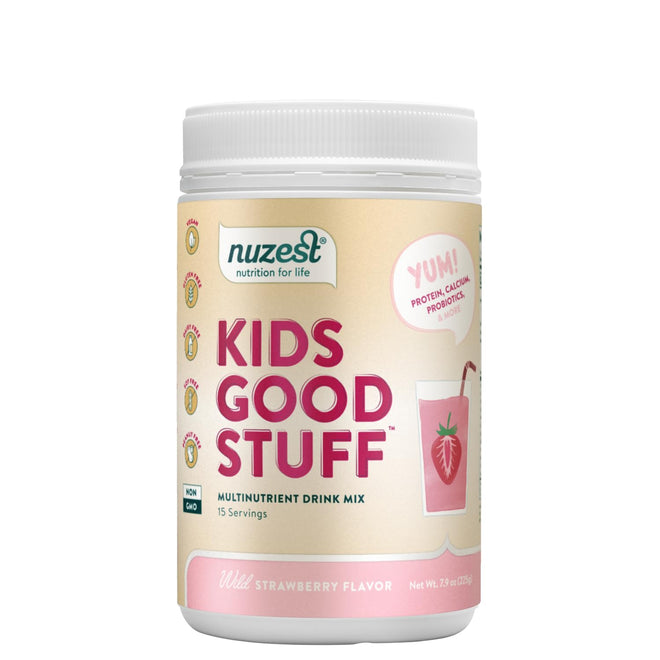 Nuzest Kids Good Stuff Multinutrient Drink Mix Wild Strawberry 225g