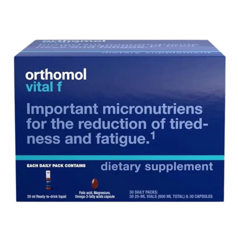 Orthomol Vital F 20ml 30 Vials & 30 Capsules