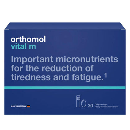 Orthomol Vital M 20ml 30 Vials & 30 Capsules