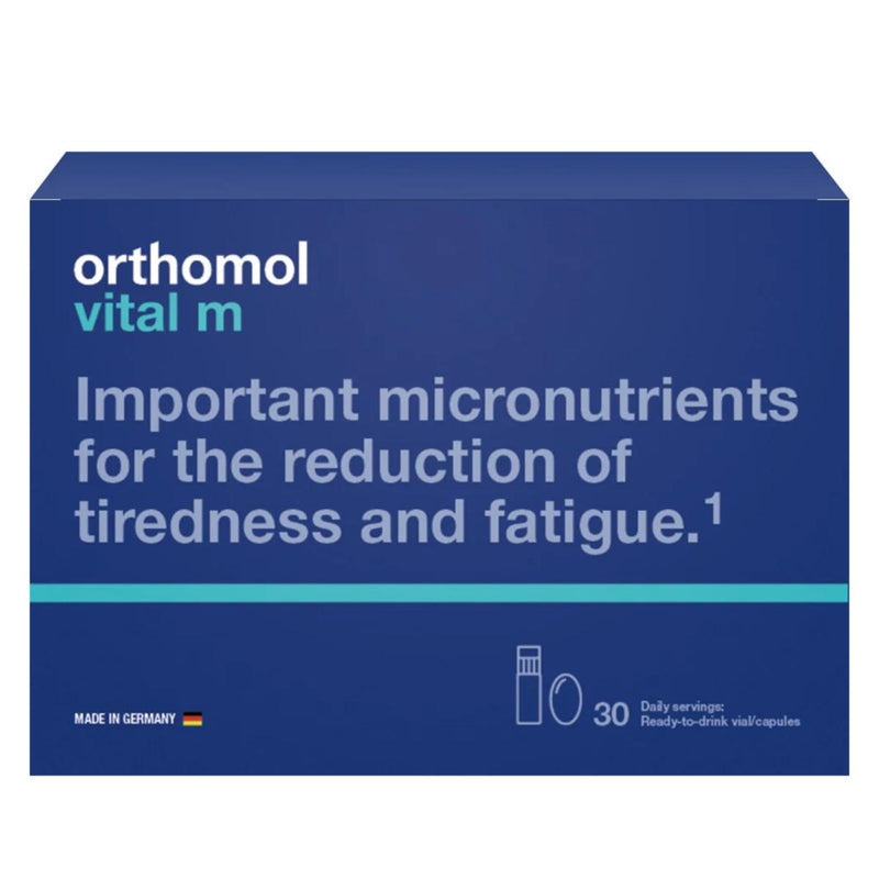 Orthomol Vital M 20ml 30 Vials & 30 Capsules