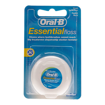 Oral B Essential Floss Waxed 50m - Chemist Warehouse UAE