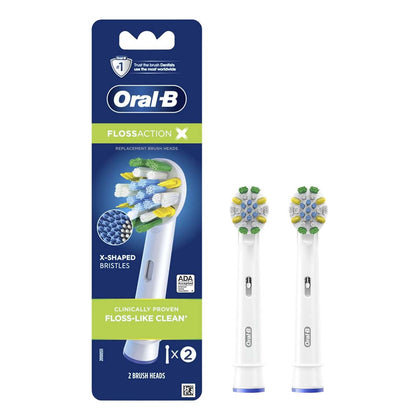 Oral B Replacement Brush Heads Floss Action EB18 2 Packs - Chemist Warehouse UAE