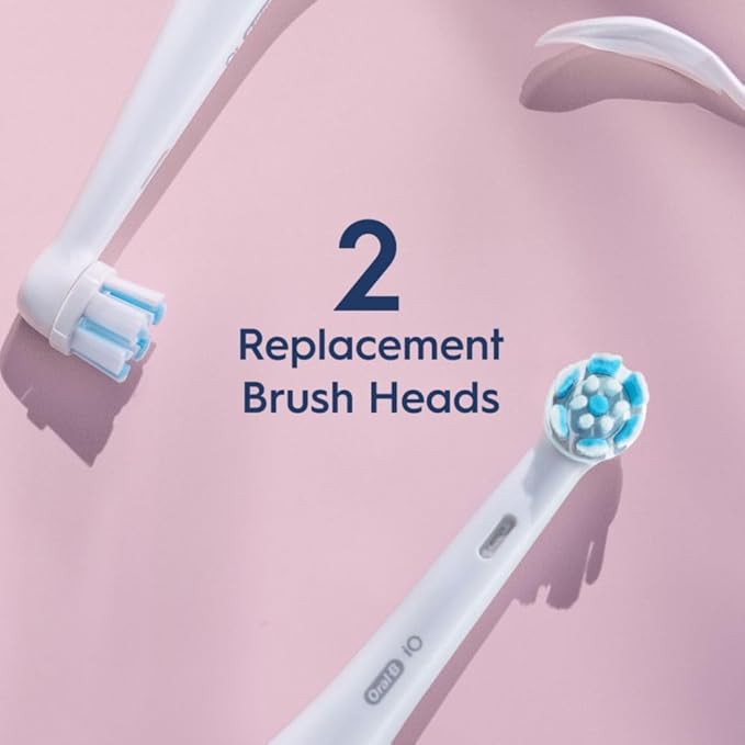 Oral B Replacement Brush Heads iO Gentle Care White 2 Packs