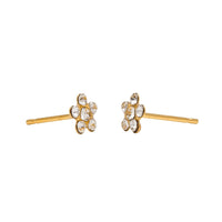 Studex Gold Plated Daisy April Crystal