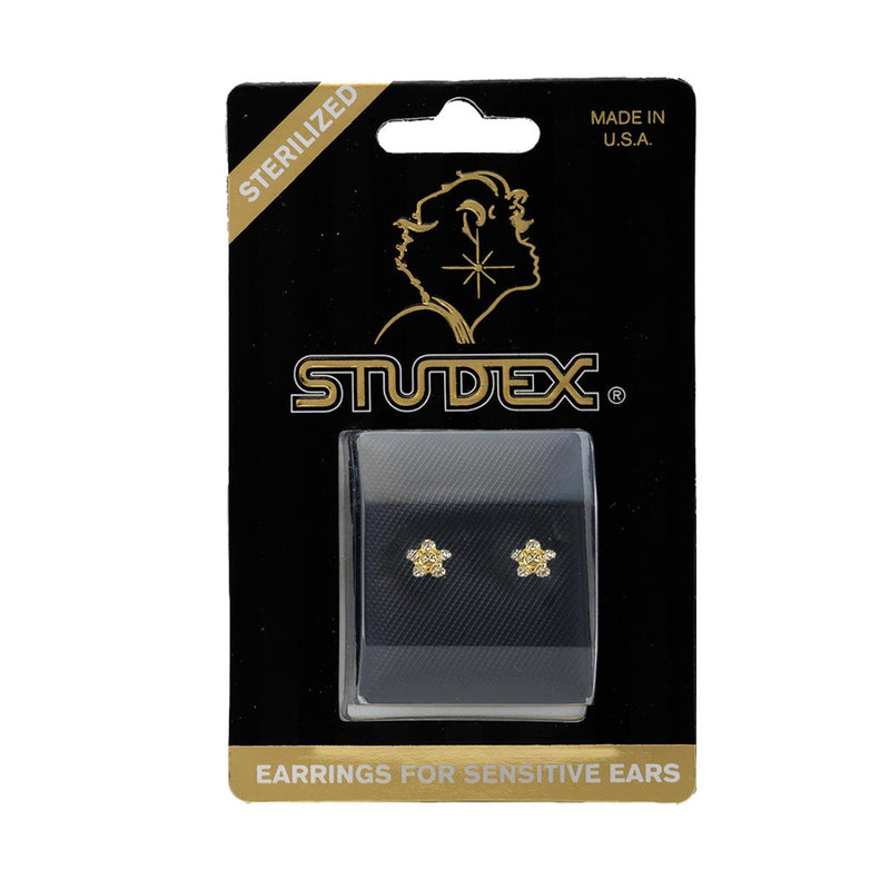 Studex Gold Plated Daisy April Crystal