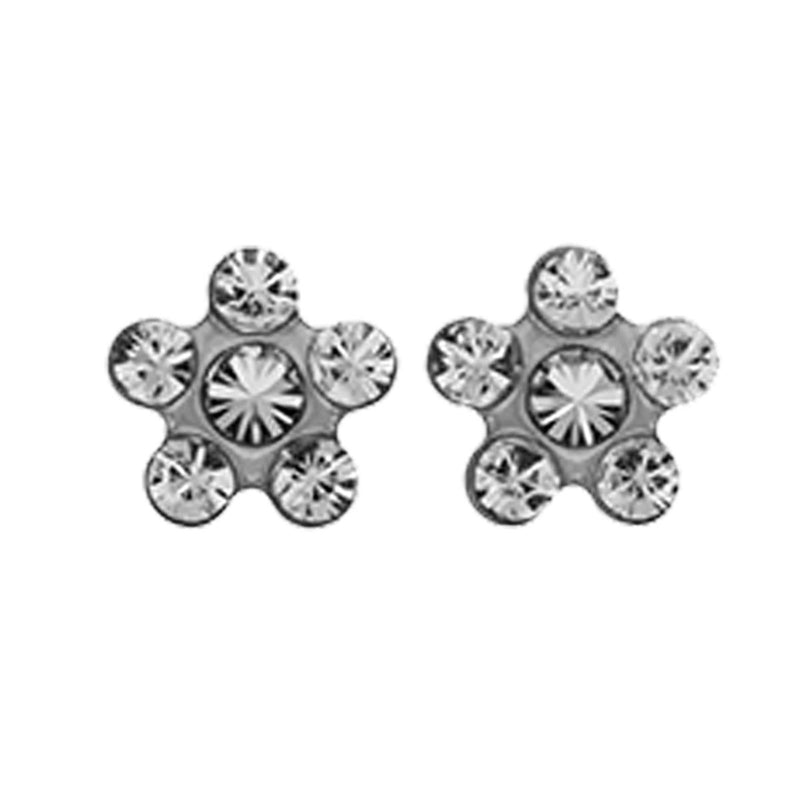 Studex Stainless Steel Daisy April Crystal