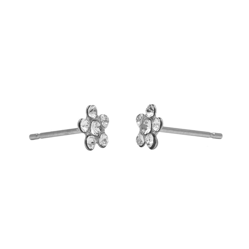 Studex Stainless Steel Daisy April Crystal