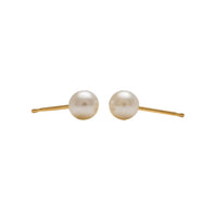 Studex Gold Plated 5mm White Pearl