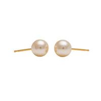 Studex Gold Plated 7mm White Pearl