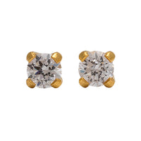 Studex Gold Plated 3mm Cubic Zirconia