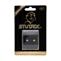 Studex Gold Plated 3mm Cubic Zirconia