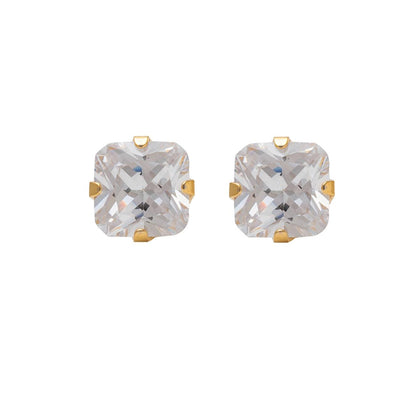 Studex Gold Plated Tiffany 5x5mm Cubic Zirconia Princess Cut - Chemist Warehouse UAE