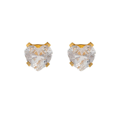 Studex Gold Plated Tiffany 5x5mm Cubic Zirconia Heart - Chemist Warehouse UAE