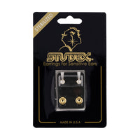 Studex Gold Plated Maxi Tiffany Cubic Zirconia Card Deluxe