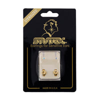 Studex Gold Plated Maxi Tiffany AB Crystal Card
