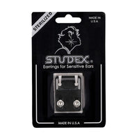 Studex Stainless Steel Super Maxi Tiffany Cubic Zirconia Card Deluxe