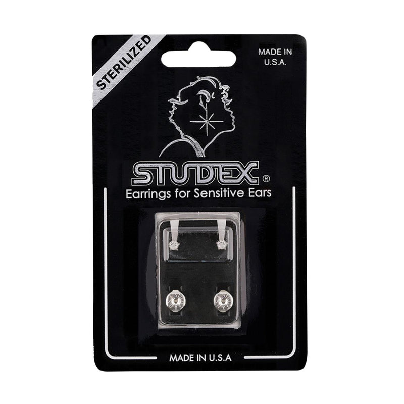 Studex Stainless Steel Super Maxi Tiffany Cubic Zirconia Card Deluxe