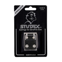 Studex Stainless Steel April Crystal Card Deluxe