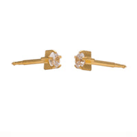 Studex Gold Plated Mini Tiffany Cubic Zirconia Card Deluxe