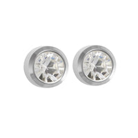 Studex Stainless Steel Mini Birthstone April Crystal Card