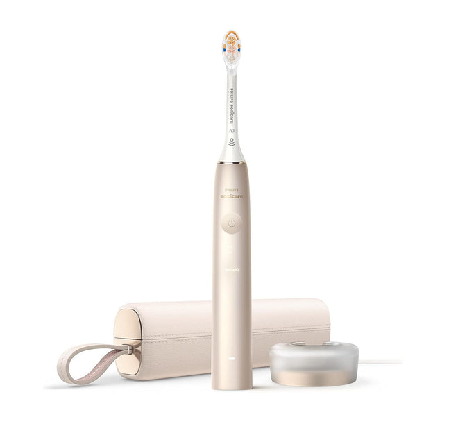 Philips Sonicare Electric Toothbrush Rechargeable Prestige With SenseIQ Champagne HX9992/21