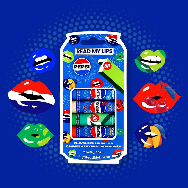 Read My Lips Pepsi Lip Balm Set 4 Pieces