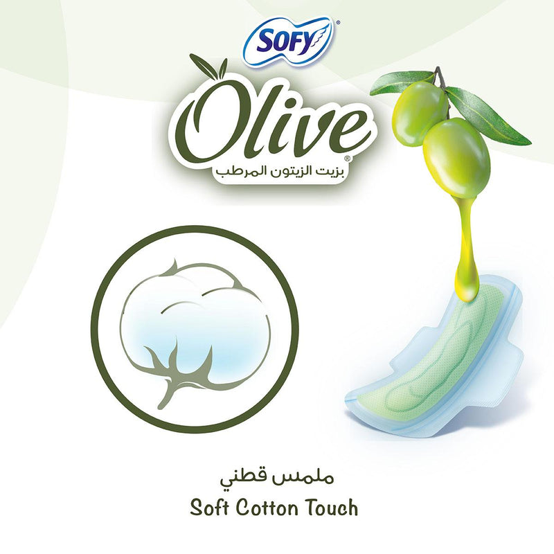 Sofy Olive Slim Night 24 + 2 Pads