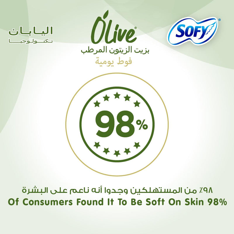 Sofy Olive Panty Liners Large 38 Pieces