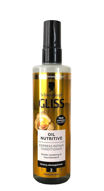 Schwarzkopf Gliss Oil Nutritive Express Repair Conditioner 200ml