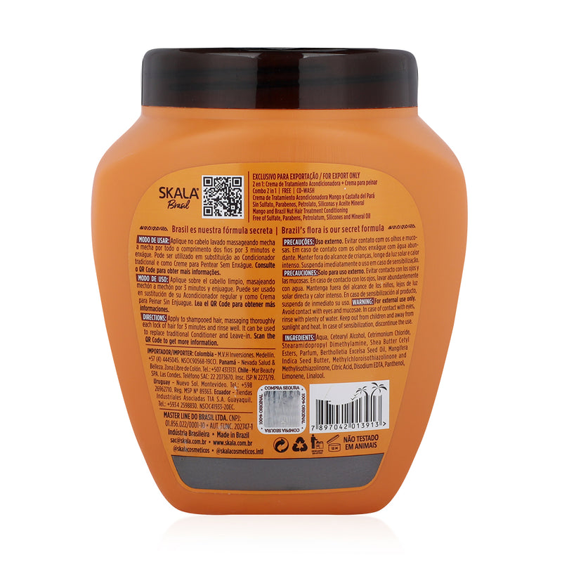 Skala Brasil Mango Hair Cream Treatment Conditioning Cream 1kg