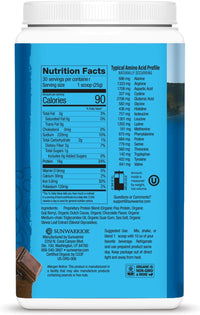 Sun Warrior Protein Warrior Blend Organic Chocolate 750g