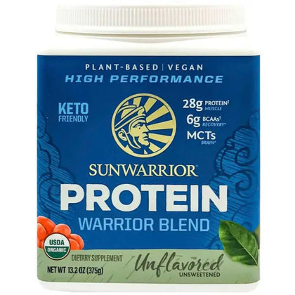 Sun Warrior Protein Warrior Blend Organic Unflavored 375g